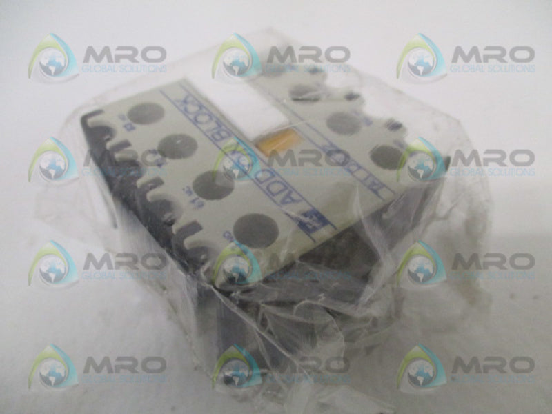 SHAMROCK CONTROLS TA1DN22 AUXILIARY CONTACT BLOCK NSNP
