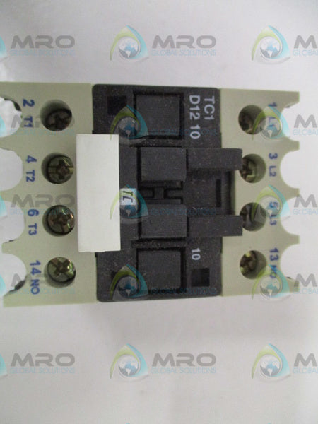 SHAMROCK CONTROLS TC1-D1210-B7 CONTACTOR 24V NSNP
