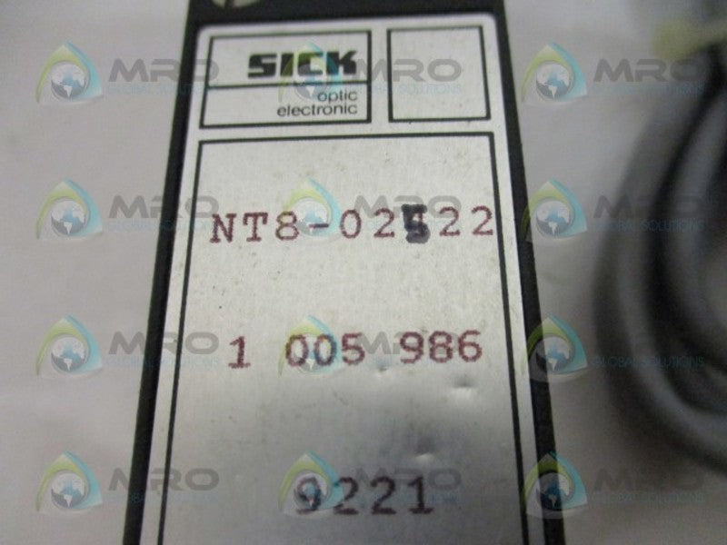 SICK NT8-02422 1005986 PHOTOELECTRIC SCANNER UNMP