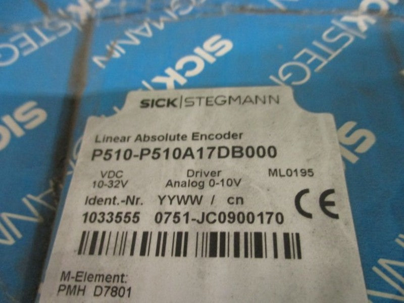 SICK STEGMANN POMUX P510-P510A17DB000 LINEAR ABSOLUTE ENCODER NSMP