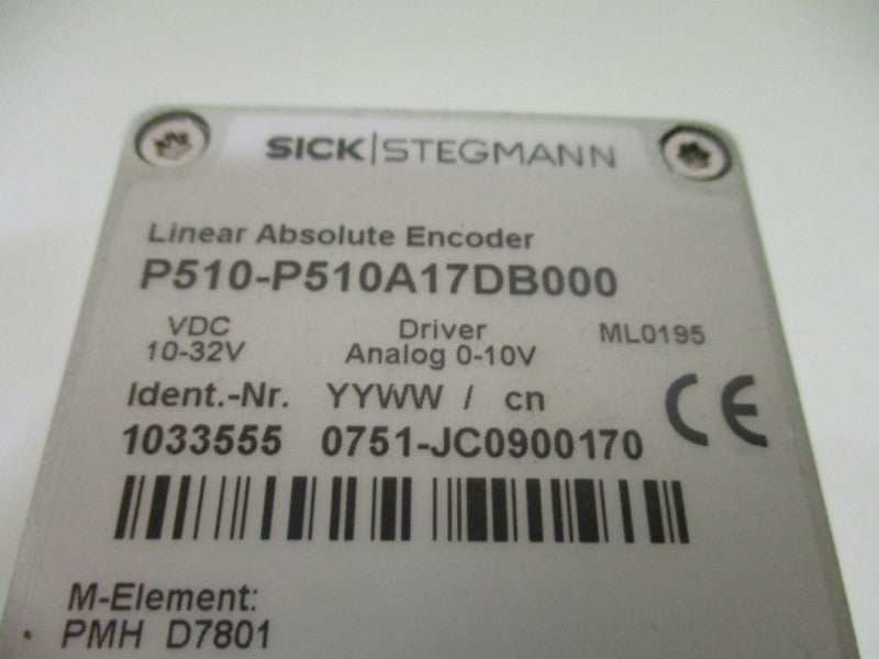SICK STEGMANN POMUX P510-P510A17DB000 LINEAR ABSOLUTE ENCODER NSMP