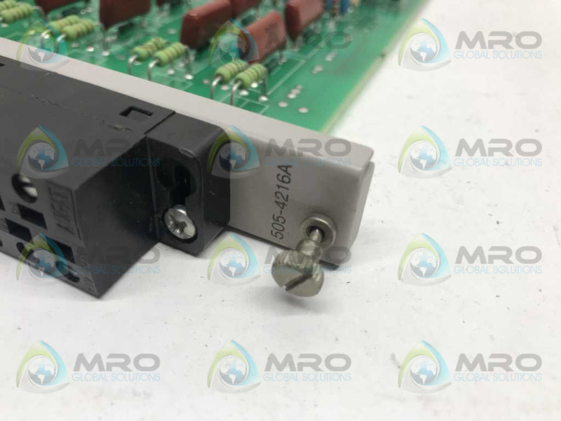 SIEMENS 505-4216A DIGITAL INPUT MODULE UNMP