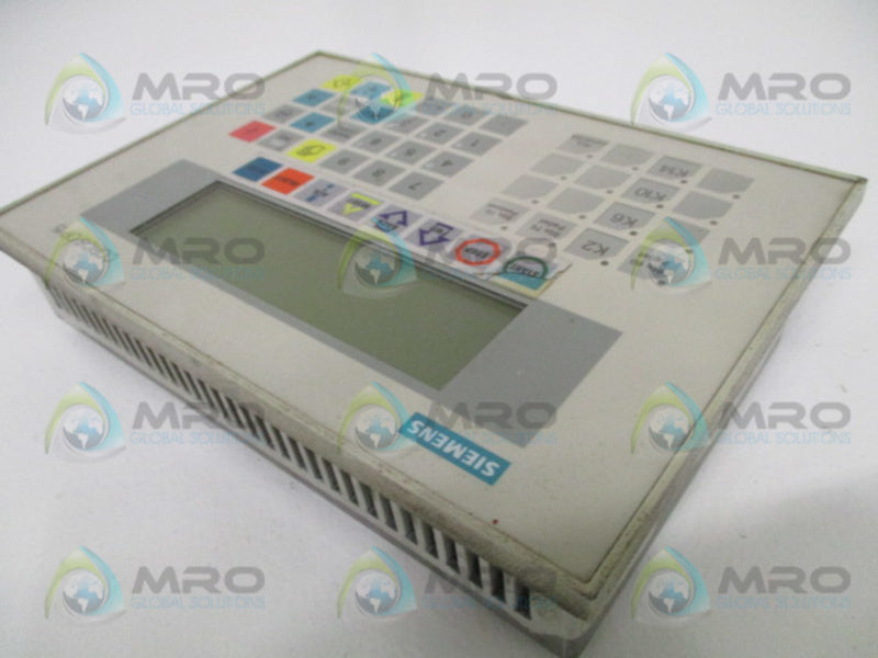 SIEMENS COROS OP15-C1 6AV3515-1MA30 OPERATOR PANEL UNMP