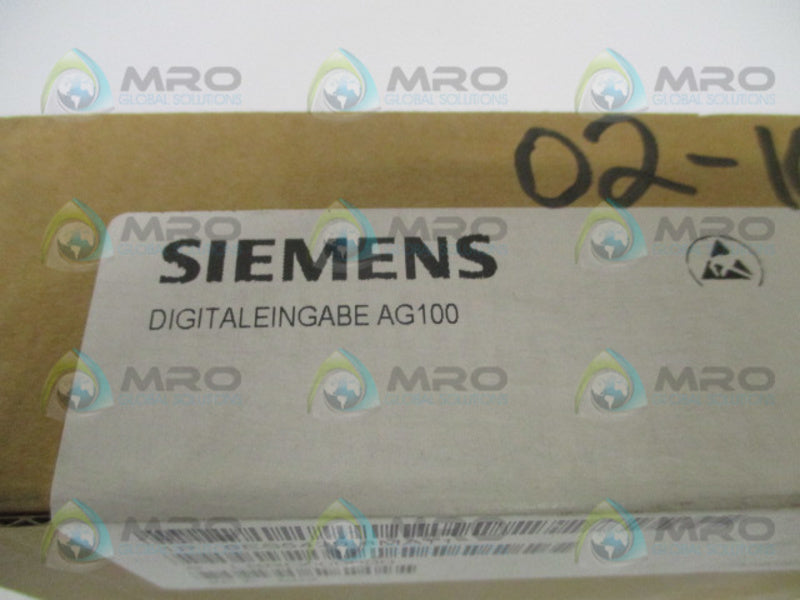 SIEMENS SIMATIC 6ES5420-8MA11 DIGITAL INPUT MODULE NSFS