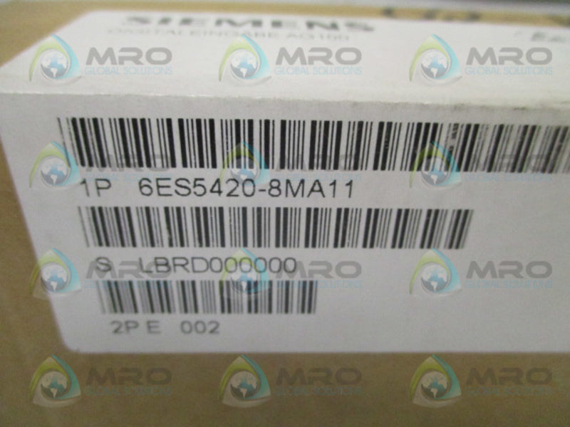 SIEMENS SIMATIC 6ES5420-8MA11 DIGITAL INPUT MODULE NSFS