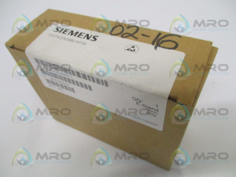 SIEMENS SIMATIC 6ES5420-8MA11 DIGITAL INPUT MODULE NSFS