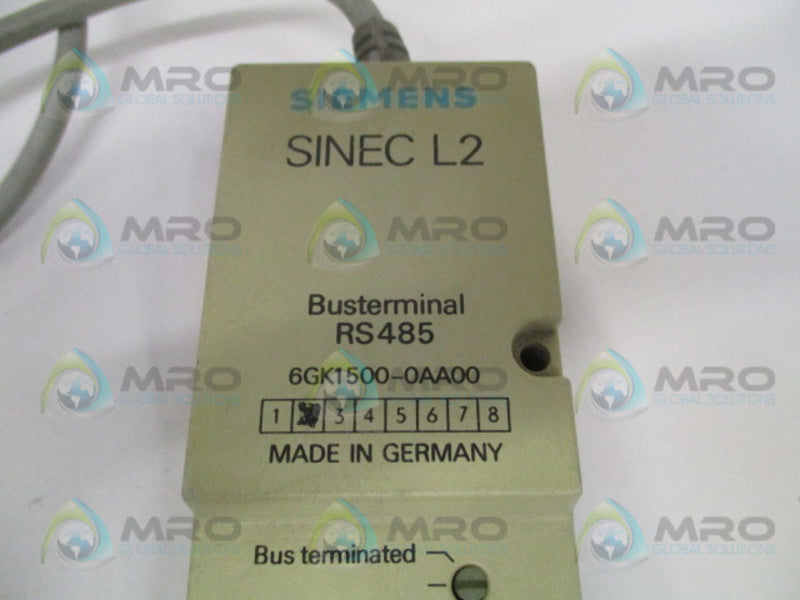 SIEMENS RS485 6GK1500-0AA00 UNMP