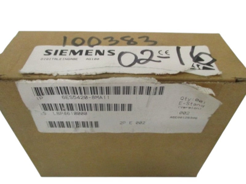SIEMENS SIMATIC S5 6ES5420-8MA11 DIGITAL INPUT MODULE NSMP