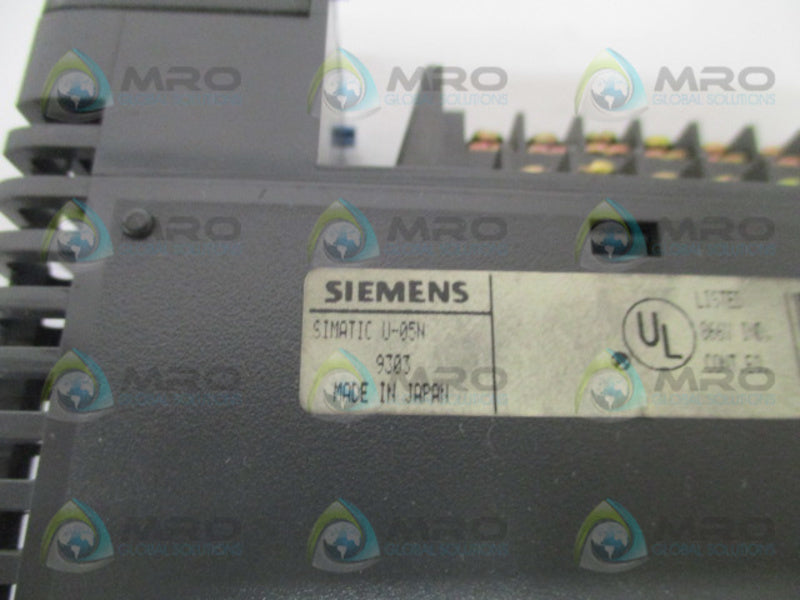 SIEMENS SIMATIC U-05N INPUT MODULE UNMP