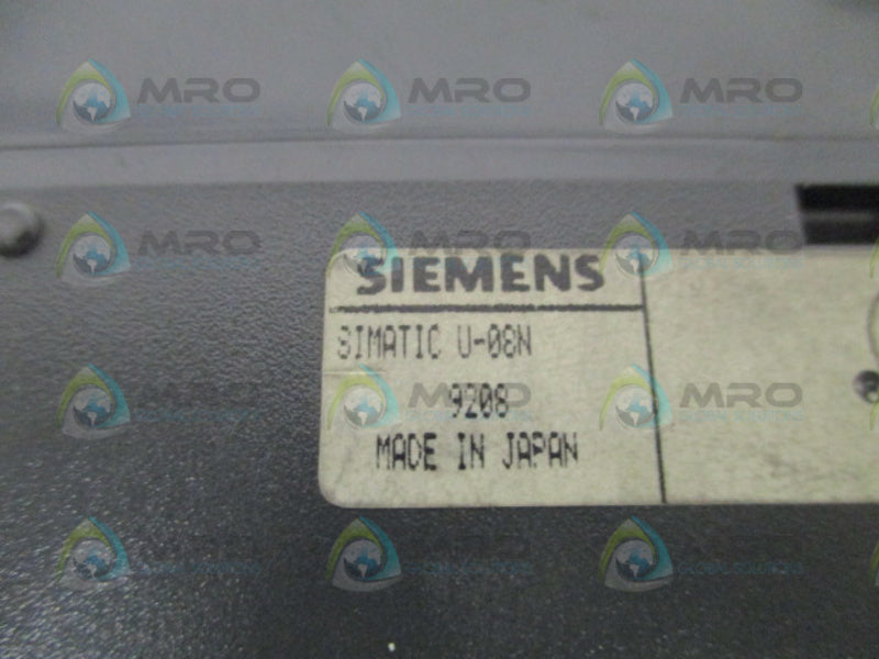 SIEMENS SIMATIC U-08N INPUT MODULE NSNP
