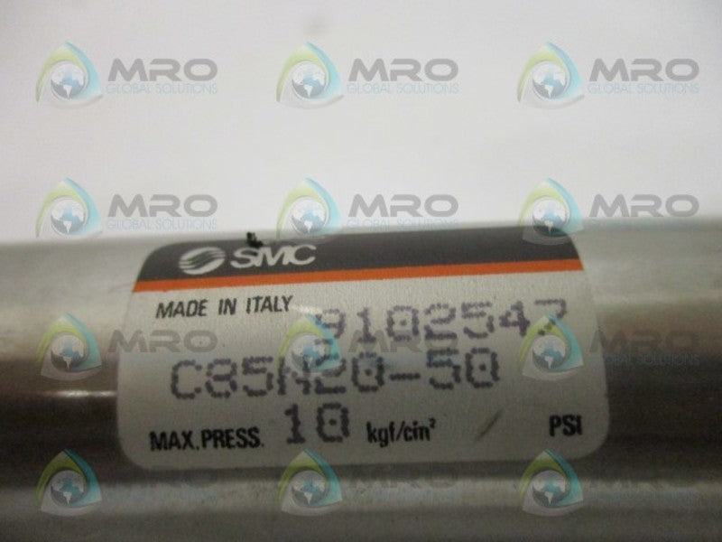 SMC 9102547 C85N20-50 DOUBLE ACTING PNEUMATIC CYLINDER NSNP