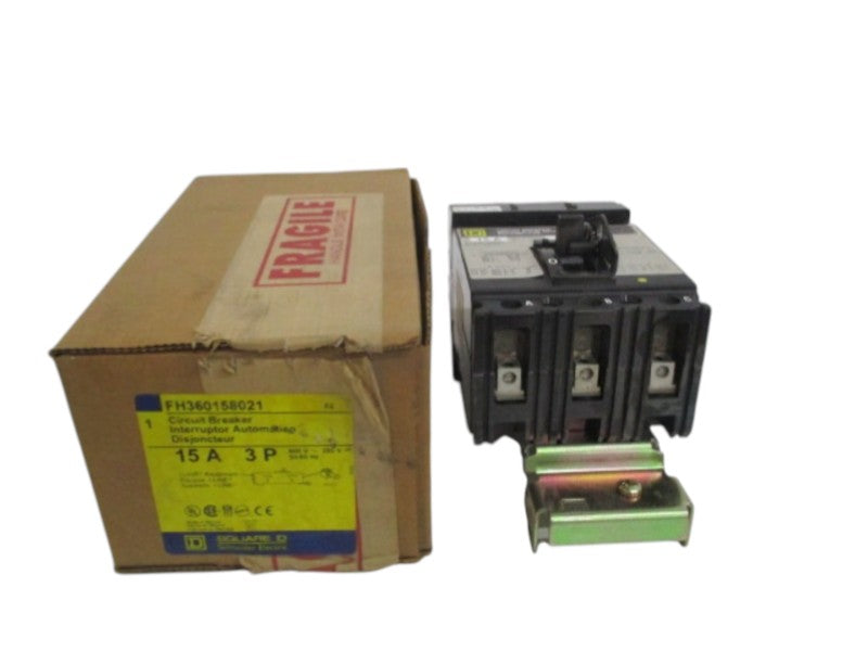 SQUARE D FH360158021 CIRCUIT BREAKER 15A (GREY) NSMP