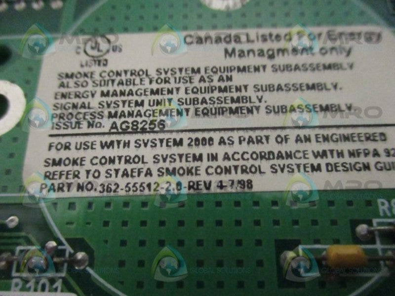 STAEFA CONTROL SYSTEMS SMART II 091-60230-81 TEMPERATURE CONTROLLER UNMP