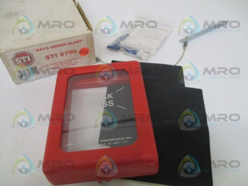 STI STI6700 BREAK GLASS STOPPER KEYS UNDER GLASS NSMP