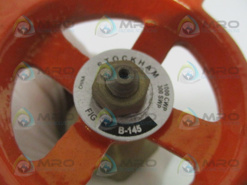 STOCKHAM B-145 GATE VALVE 3/4" NSNP