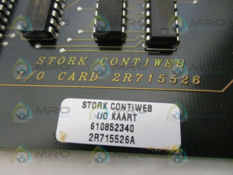 STORK 2R715526A CONTIWEB I/O CARD NSMP