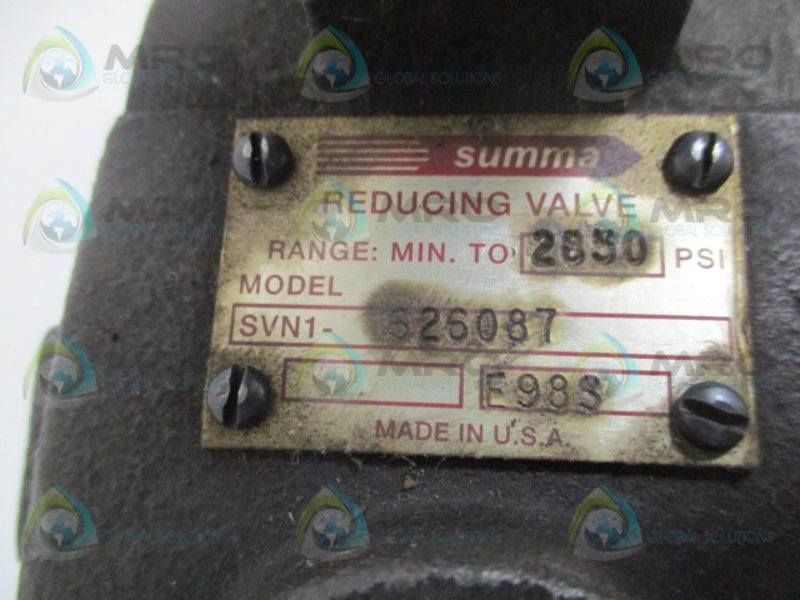 SUMMA SVN1-626087 REDUCING VALVE UNMP