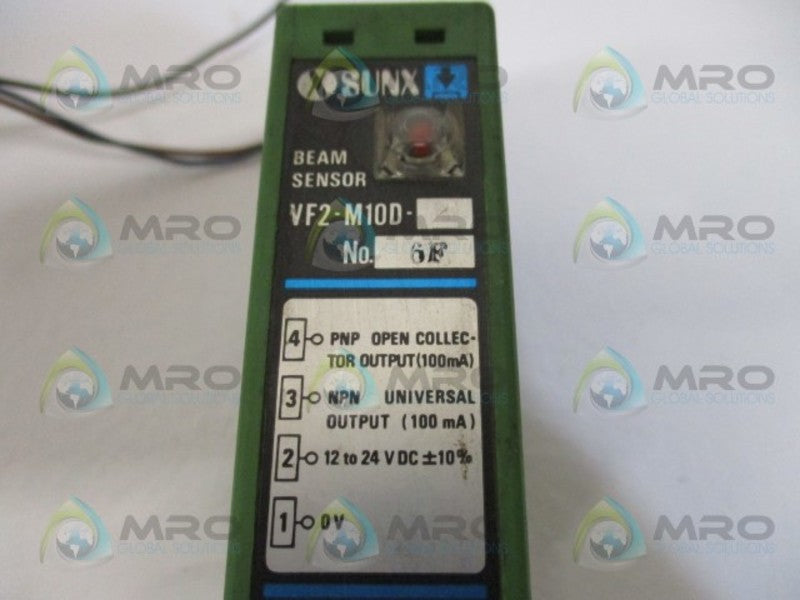SUNX VF2-M10D PHOTOELECTRIC BEAM SENSOR UNMP