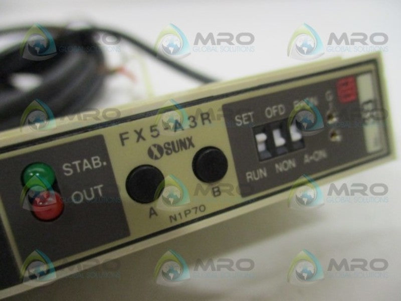 SUNX FX5-A3R SENSITIVITY SETTING FIBER SENSOR NSMP