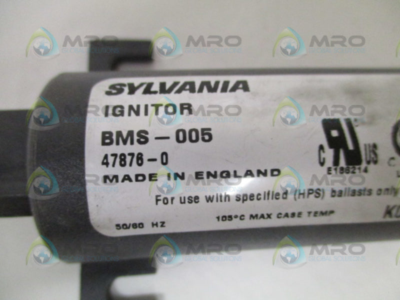SYLVANIA BMS-005 BALLAST IGNITOR NSNP