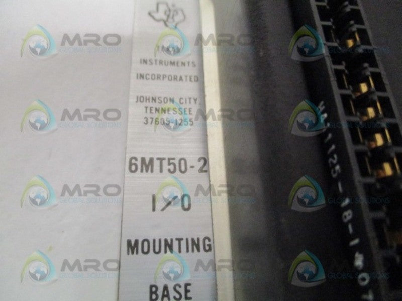 TEXAS INSTRUMENTS 6MT50-2 MOUNTING BASE 10-SLOT NSNP