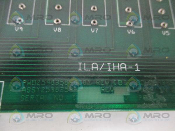 TEXAS INSTRUMENTS PWB2598358-0001 2598359 CIRCUIT BOARD NSNP