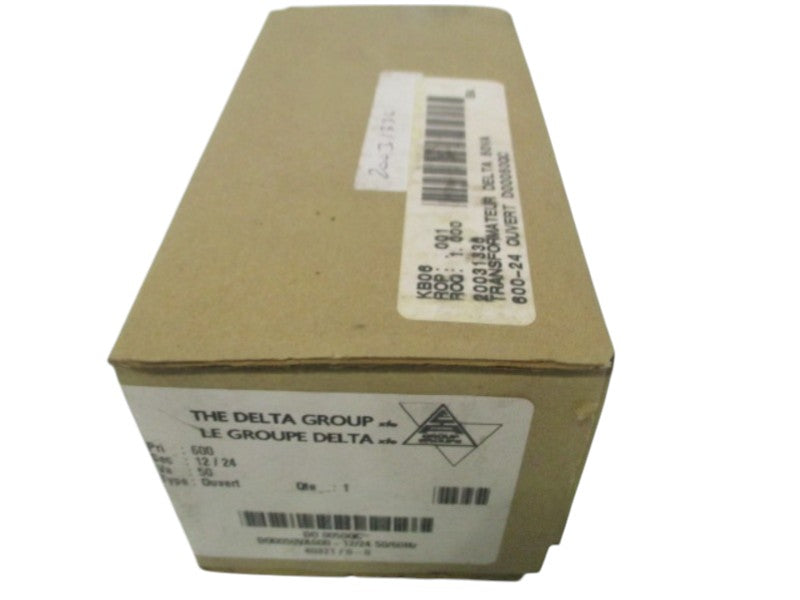 THE DELTA GROUP D00050VA600-12/24 50/60HZ CONTROL TRANSFORMER NSMP