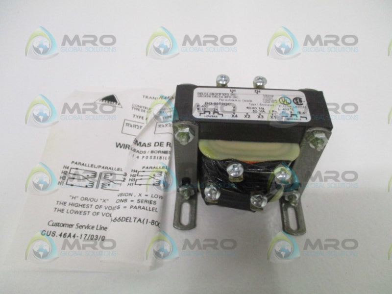 THE DELTA GROUP D00050VA600-12/24 50/60HZ CONTROL TRANSFORMER NSMP