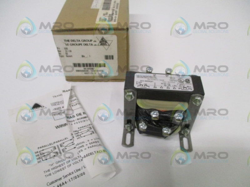 THE DELTA GROUP D00050VA600-12/24 50/60HZ CONTROL TRANSFORMER NSMP
