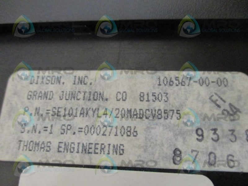 THOMAS ENGINEERING SE101AKYL4/20MADCV8575 METER NSNP