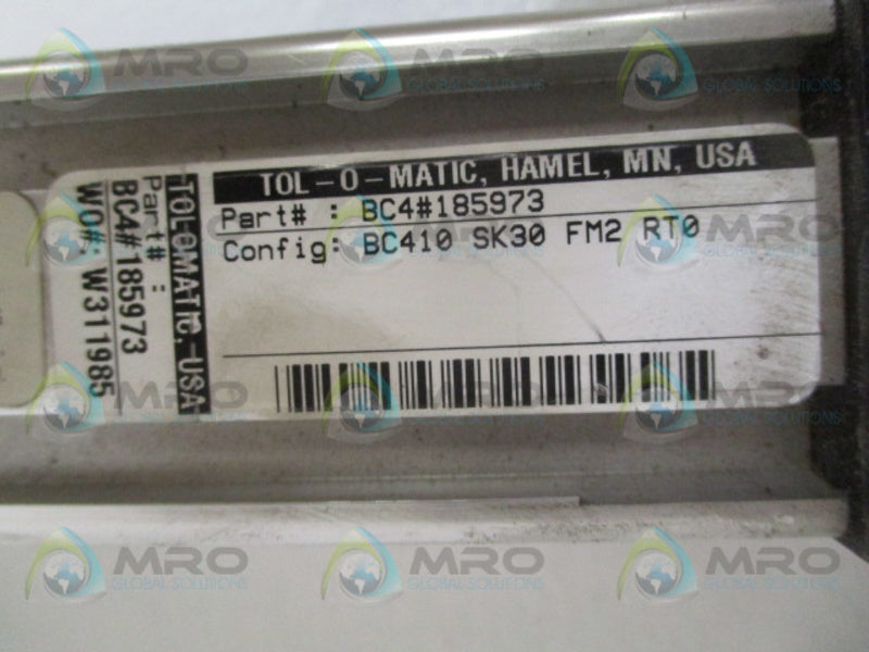 TOL-O-MATIC BC4#185973 PNEUMATIC LINEAR SLIDE RAIL NSNP
