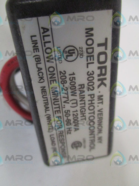 TORK 3002 PHOTOCONTROL FLUSH MOUNTING NSMP