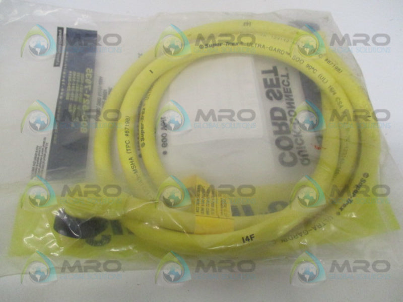 TPC WIRE & CABLE 89406 90-DEGREE FEMALE PLUG 4P 6FT NSMP