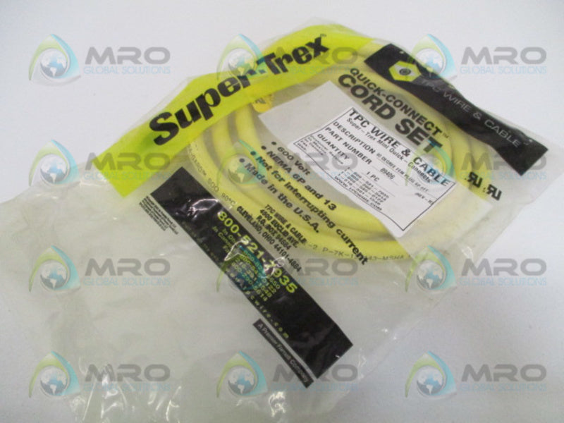 TPC WIRE & CABLE 89406 90-DEGREE FEMALE PLUG 4P 6FT NSMP