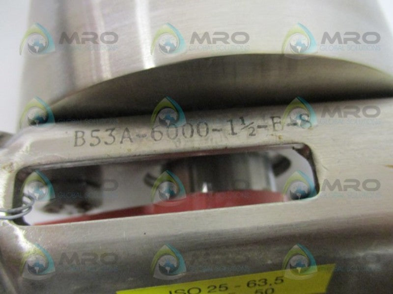 TRI-CLOVER B53A-6000-1-1/2-E-S PNEUMATIC ACTUATOR VALVE NSMP