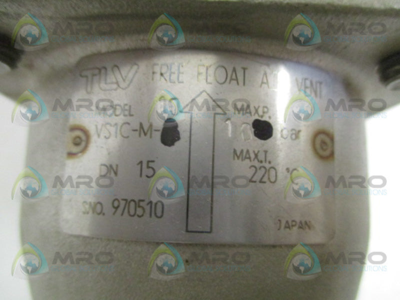 TVL VS1C-M-10 FREE FLOAT AIR VENT NSNP