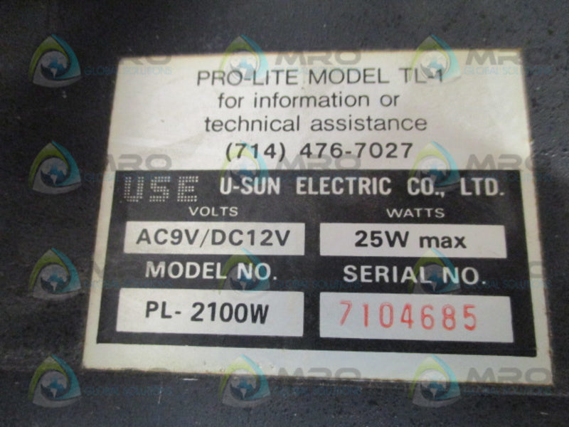 U-SUN ELECTRIC PL-2100W DIGITAL LED SIGN DISPLAY (AS PICTURED) UNMP