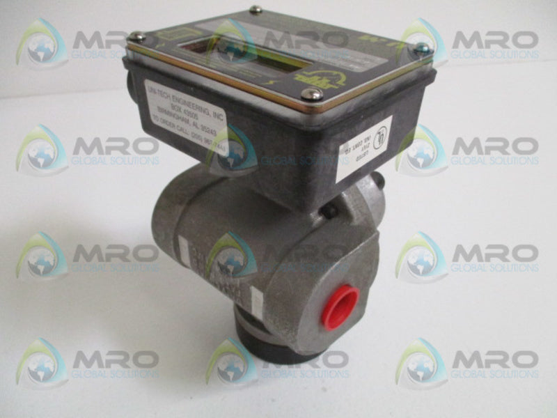 UFM MM-DSB20GM-6-32V1.0-A3WL-15D FLOW INDICATOR 0-20 GPM NSNP