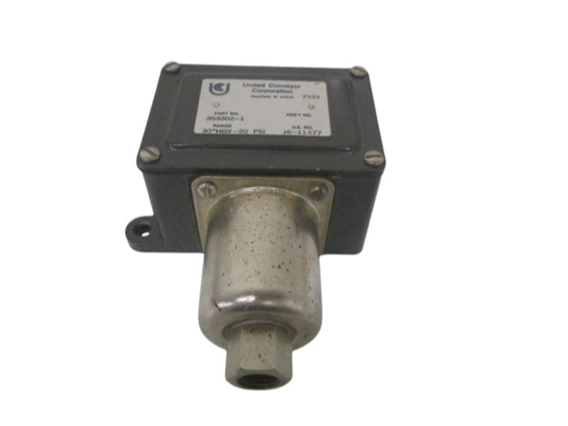 UNITED ELECTRIC J6-11477 30"HG-20/PSI NSNP