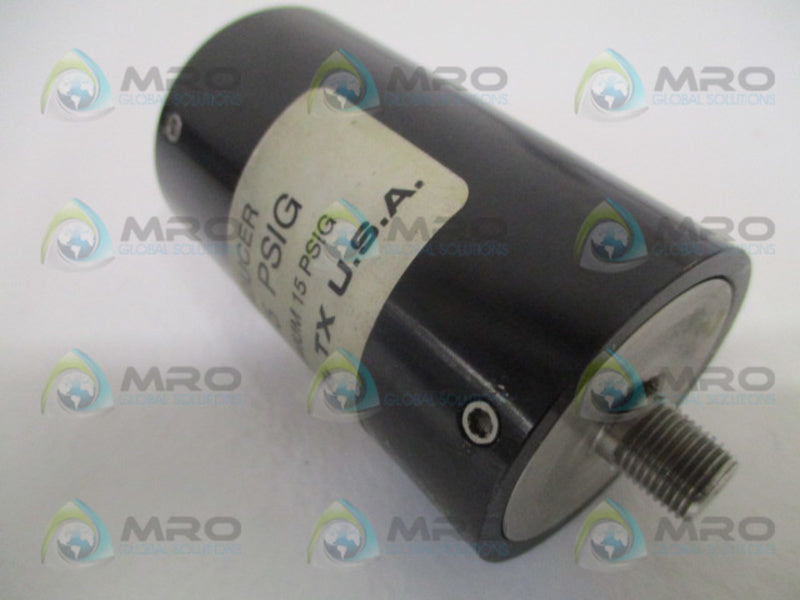 USON 451 TYPE K PRESSURE TRANSDUCER 0/5 PSIG UNMP