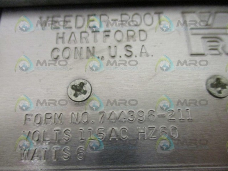 VEEDER-ROOT 744396-211 6-DIGIT MECHANICAL COUNTER  NSMP