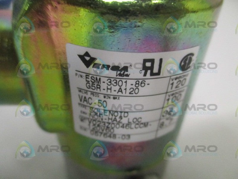 VERSA ESM-3301-86-G5R-H-A120 PNEUMATIC DIRECTIONAL VALVE NSMP