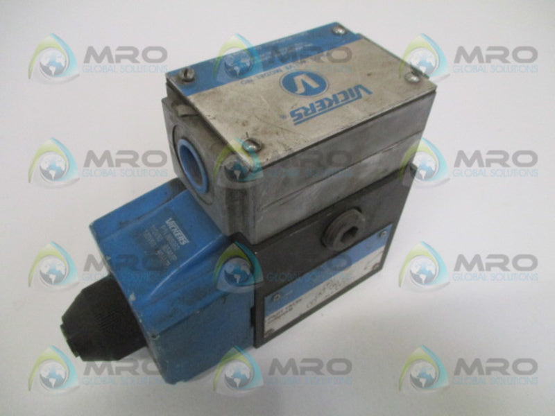 VICKERS DG4S4W018BB60 HYDRUALIC DIRECTIONAL PILOT VALVEUNMP