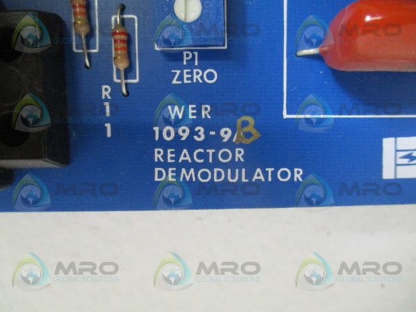 EMERSON 1093-9B REACTOR DEMODULATOR BOARD NSNP