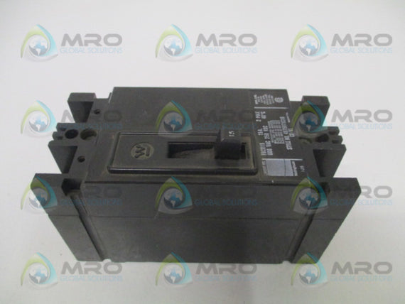 WESTINGHOUSE FB2015 CIRCUIT BREAKER 15A *USED*