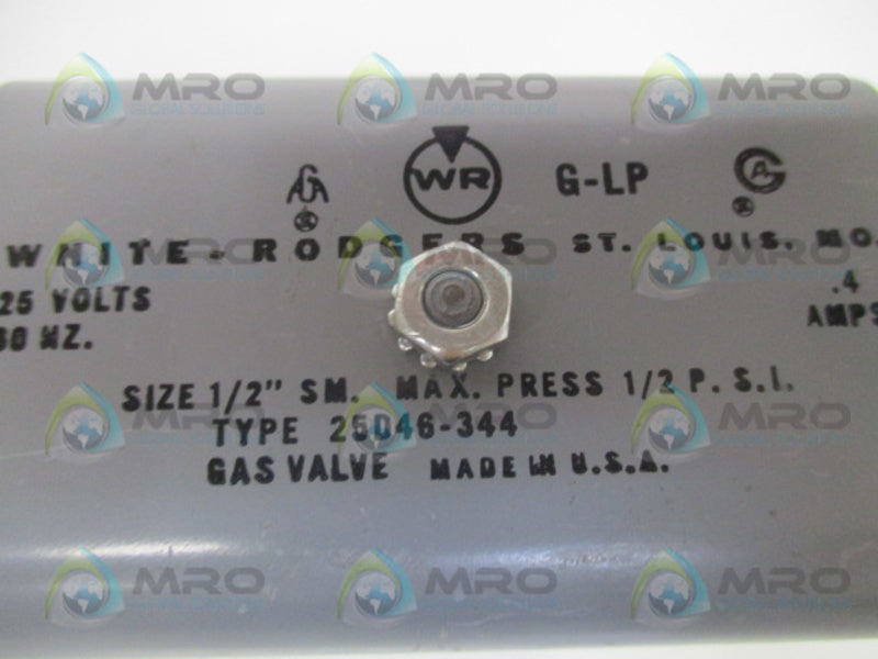 WHITE-RODGERS 25D46-344 SOLENOID GAS VALVE 1/2" NSNP
