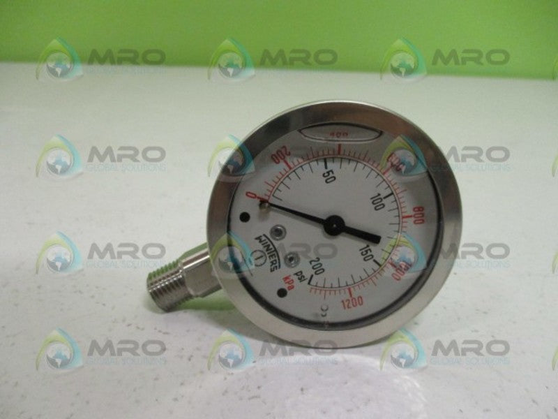 WINTERS Q826 PRESSURE GAUGE 0-200PSI/KPA NSMP