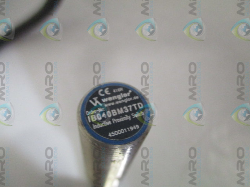 WENGLOR IB040BM37TD INDUCTIVE PROXIMITY SWITCH UNMP