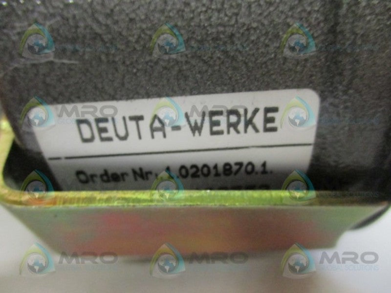 DEUTA-WERKE 1.0201870.1 GAUGE UNMP