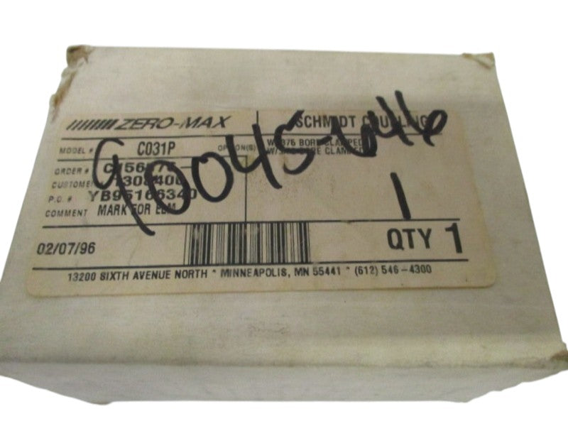 ZERO-MAX C031P COUPLING NSMP
